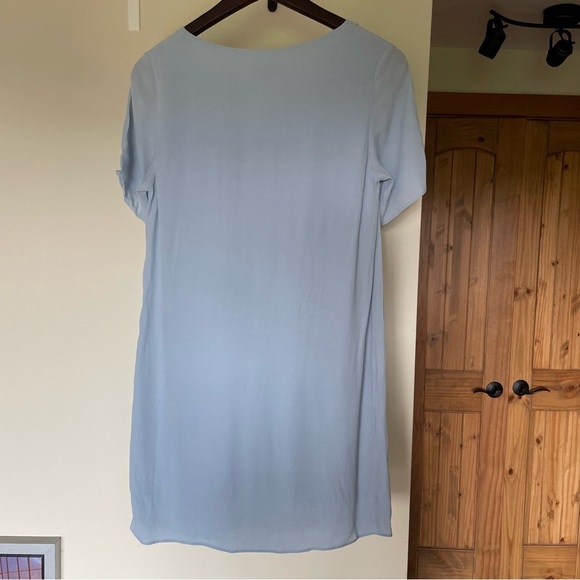Wilfred Free by Aritzia Baby Blue Teigen Minimalist T-Shirt Dress XS - Picture 8 of 8